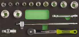 Fasano Tools Modulo Chiavi A Bussola Poligonali In Pollici - 398x189